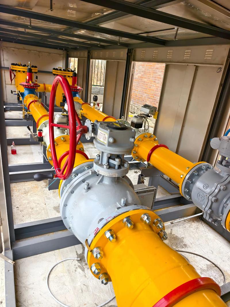 燃?xì)庹{(diào)壓柜安裝流量計 通氣完成#燃?xì)獍踩?#燃?xì)庠O(shè)備